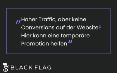 Blog – Hoher Traffic aber keine Conversions auf der Website?